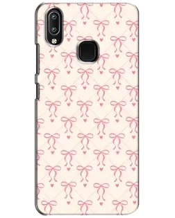 Чехол для Vivo Y93 Lite с картинкой «Розовые бантики Coquette»