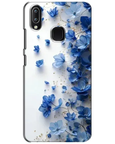 Чехол для Vivo Y93 Lite с картинкой «Голубой цветочный каскад» Чехол для Vivo Y93 Lite с картинкой «Голубой цветочный каскад»