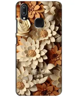 Чохол для Vivo Y93 Lite з картинкою «Бежевий флористичний декор» Чохол для Vivo Y93 Lite з картинкою «Бежевий флористичний декор»
