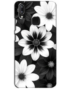 Чохол для Vivo Y93 Lite з картинкою «Монохромні айстри» Чохол для Vivo Y93 Lite з картинкою «Монохромні айстри»