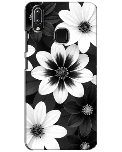 Чехол для Vivo Y93 Lite с картинкой «Монохромные астры» Чехол для Vivo Y93 Lite с картинкой «Монохромные астры»