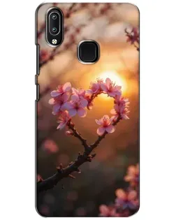 Чохол для Vivo Y93 Lite з картинкою «Рожевий цвіт сердечко на тлі заходу» Чохол для Vivo Y93 Lite з картинкою «Рожевий цвіт сердечко на тлі заходу»
