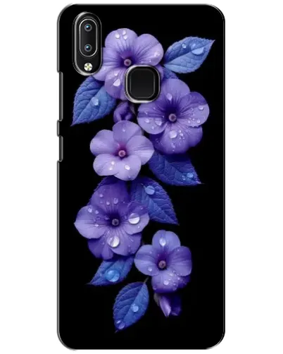 Чехол для Vivo Y93 Lite с картинкой «Фиолетовые цветы с росою» Чехол для Vivo Y93 Lite с картинкой «Фиолетовые цветы с росою»