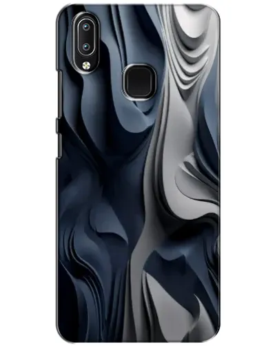 Чехол для Vivo Y93 Lite с картинкой «Объемные синие складки» Чехол для Vivo Y93 Lite с картинкой «Объемные синие складки»