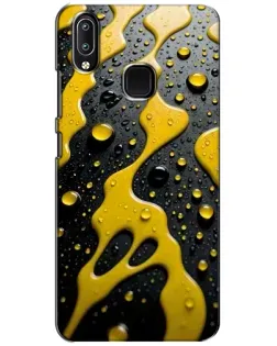 Чехол для Vivo Y93 Lite с картинкой «Жидкое желтое золото»