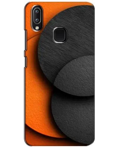 Чехол для Vivo Y93 Lite с картинкой «Геометрия оранжевых кругов» Чехол для Vivo Y93 Lite с картинкой «Геометрия оранжевых кругов»