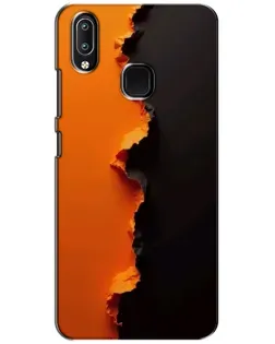 Чехол для Vivo Y93 Lite с картинкой «Оранжевый разлом»