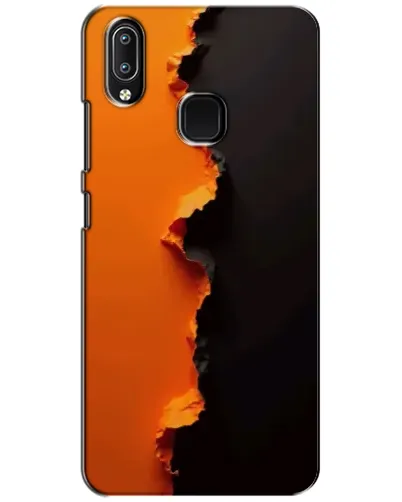 Чехол для Vivo Y93 Lite с картинкой «Оранжевый разлом» Чехол для Vivo Y93 Lite с картинкой «Оранжевый разлом»