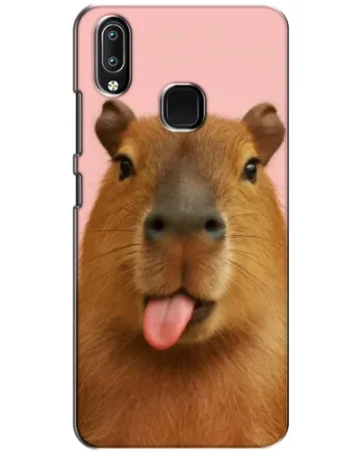 Чехол для Vivo Y93 Lite с картинкой «Капибара с языком» Чехол для Vivo Y93 Lite с картинкой «Капибара с языком»