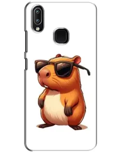Чохол для Vivo Y93 Lite з картинкою «Капібара в окулярах»
