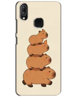 Чохол для Vivo Y93 Lite з картинкою «Вежа з капібар»