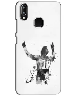 Чехол для Vivo Y93 Lite с картинкой «Черно-белый силуэт Месси» Чехол для Vivo Y93 Lite с картинкой «Черно-белый силуэт Месси»