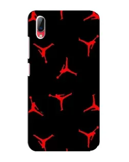 Чехол для Vivo Y93 / Y93S с картинкой «Jordan Red Pattern»