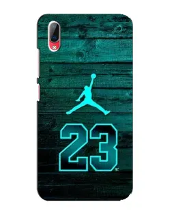 Чехол для Vivo Y93 / Y93S с картинкой «Jordan Cyan 23»