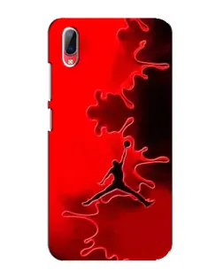Чехол для Vivo Y93 / Y93S с картинкой «Jordan Red Smoke»