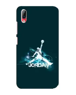 Чехол для Vivo Y93 / Y93S с картинкой «Jordan Blue Fire»