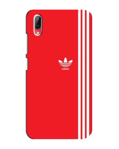 Чехол для Vivo Y93 / Y93S с картинкой «Красный минимализм Adidas»