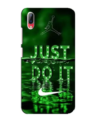 Чехол для Vivo Y93 / Y93S с картинкой «Зеленый неоновый Nike»