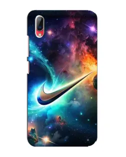 Чехол для Vivo Y93 / Y93S с картинкой «Космический Nike Swoosh»