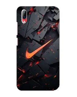 Чехол для Vivo Y93 / Y93S с картинкой «Nike — эффект разломов»