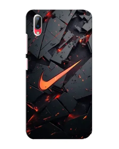 Чехол для Vivo Y93 / Y93S с картинкой «Nike — эффект разломов»