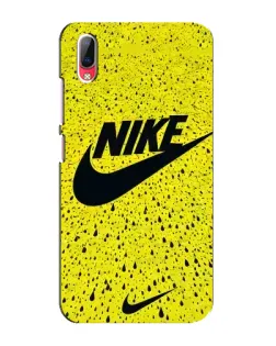 Чехол для Vivo Y93 / Y93S с картинкой «Желтый текстурный Nike»