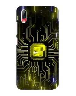 Чехол для Vivo Y93 / Y93S с картинкой «Nike — золотая искра»