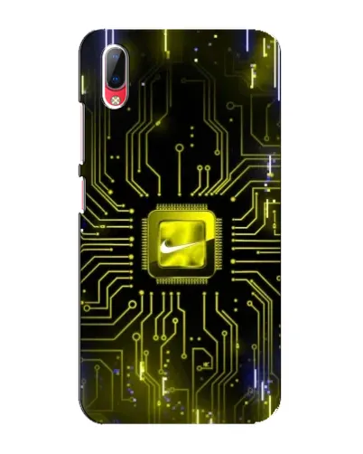 Чехол для Vivo Y93 / Y93S с картинкой «Nike — золотая искра»