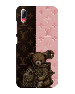 Чехол для Vivo Y93 / Y93S с картинкой «Мишка в стиле LV»