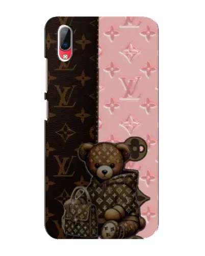 Чехол для Vivo Y93 / Y93S с картинкой «Мишка в стиле LV»