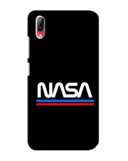 Чехол для Vivo Y93 / Y93S с картинкой «NASA — классика Red Blue»