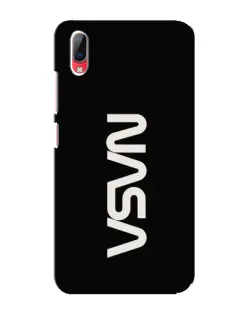 Чехол для Vivo Y93 / Y93S с картинкой «NASA — вертикальный логотип»