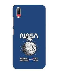 Чехол для Vivo Y93 / Y93S с картинкой «NASA — лунная миссия»