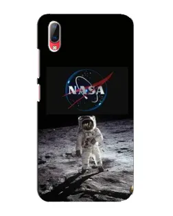 Чехол для Vivo Y93 / Y93S с картинкой «Астронавт на Луне»