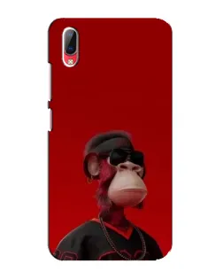 Чехол для Vivo Y93 / Y93S с картинкой «Bored Ape в красном»