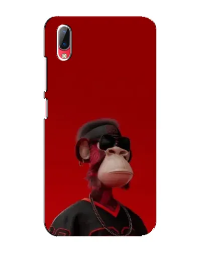 Чехол для Vivo Y93 / Y93S с картинкой «Bored Ape в красном»