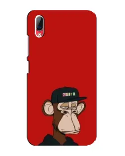 Чехол для Vivo Y93 / Y93S с картинкой «Bored Ape — красный фон»
