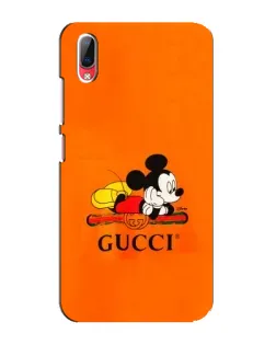 Чехол для Vivo Y93 / Y93S с картинкой «Микки Маус Gucci — оранж» Чехол для Vivo Y93 / Y93S с картинкой «Микки Маус Gucci — оранж»