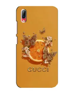 Чехол для Vivo Y93 / Y93S с картинкой «Gucci — золотые бабочки» Чехол для Vivo Y93 / Y93S с картинкой «Gucci — золотые бабочки»