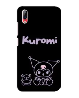 Чехол для Vivo Y93 / Y93S с картинкой «Kuromi — черный минимализм»