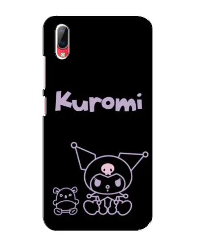 Чехол для Vivo Y93 / Y93S с картинкой «Kuromi — черный минимализм» Чехол для Vivo Y93 / Y93S с картинкой «Kuromi — черный минимализм»