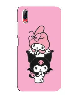 Чехол для Vivo Y93 / Y93S с картинкой «My Melody и Kuromi» Чехол для Vivo Y93 / Y93S с картинкой «My Melody и Kuromi»