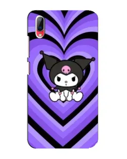 Чехол для Vivo Y93 / Y93S с картинкой «Kuromi и фиолетовые сердца» Чехол для Vivo Y93 / Y93S с картинкой «Kuromi и фиолетовые сердца»