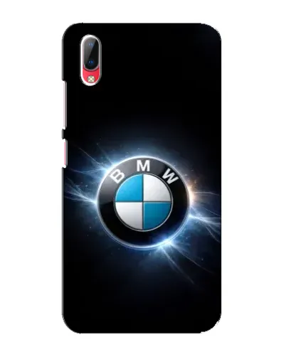 Чехол для Vivo Y93 / Y93S с картинкой «BMW — неоновое сияние»
