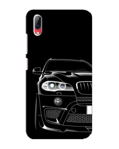 Чехол для Vivo Y93 / Y93S с картинкой «Темный силуэт BMW»