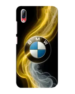 Чехол для Vivo Y93 / Y93S с картинкой «Золотистый дым BMW»