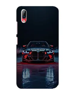 Чехол для Vivo Y93 / Y93S с картинкой «BMW на мокрой дороге»