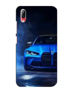 Чехол для Vivo Y93 / Y93S с картинкой «Голубая BMW M4»