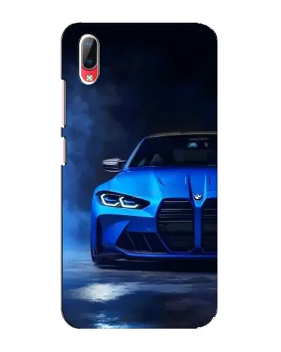 Чехол для Vivo Y93 / Y93S с картинкой «Голубая BMW M4»