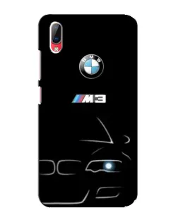 Чехол для Vivo Y93 / Y93S с картинкой «Минималистичный принт BMW M3»
